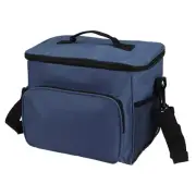 Lunch Box for Women/Men, Insulated Cooler Lunch Bag, 9.4x6.7x10.2 Inch Navy Blue