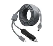 Starlink Mini Power Cable USB C+Cigarette Adapter to DC Power Cord 100W, Car