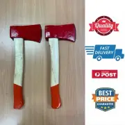 2pcs Quality Hand Axe With 38cm Wood Handle Outdoor Multtiuse Tool, AU Stock