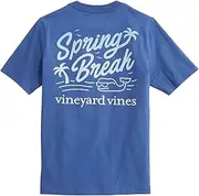 [vineyard vines] Boys' Ombre Spring Break Icons Short-Sleeve Pocket Tee