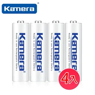 KAMERA 鎳氫電池 佳美能3號低自放充電電池（4入1組） (5.4折)