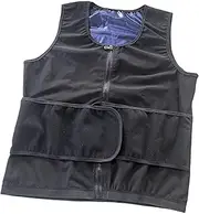 Oshhni Fitness Vest Sauna Vest for Men Exercise Sweat Vest for Workout Running Gym Abdominal Exerciser Body Shaper Body Shaping Vest