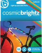 Cosmic LED Bike Frame Rope Light - 6.5-Foot String Rope - Battery-Powered with O
