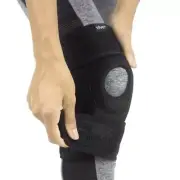 Vive Knee Brace with Stays Black OSFM Free Shipping