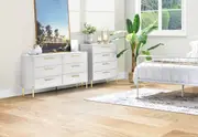 DELGADO White 4 Drawer Tall Chest