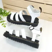 Dr. Martens Women's Blaire Hydro Leather Strap Sandals Size 9