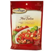 Kauffman Orchards Mrs. Wages Hot Salsa Tomato Seasoning Mix, 4 Oz.