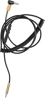 Noiseless 2.5mm Headphone Extension Cord Stretchable to 2m Control Mic for Y40 Y50 Sound