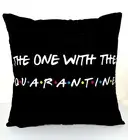 FRIENDS TV Show Cushion Cover Pillowcase Quarantine Novelty Fun Gift Birthday