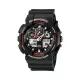 CASIO/ G-SHOCK/ 數位指針雙顯運動錶-黑x紅/ GA-100-1A4