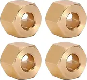 Modification Accessories 7mm Brass Hex Wheel Widening Adapter for 1/18 RC Crawler Car TRX4M(10mm)