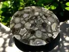 30" Round Black agate Stone Coffee Table Handmade Gemstone Furniture Living Deco
