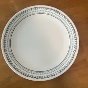 Corelle Folk Stitch Dinner Plate(s) 10.25 in. NWT