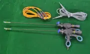 2pc Laparoscopic Bipolar Forceps 5mmx330mm with Cable Surgical Instruments
