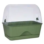 Backyard Farmer Lula Mini Outdoor Backyard Plant Propagation Greenhouse Green