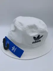 Adidas Unisex Originals Washed Bucket Hat Cap, White/Black New With Tags OSFA