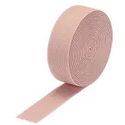 Twill Wide Elastic Band 1.2" Flat 4 Yard Pale Pink for Sewing