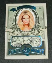 2018 Benchwarmer STEPHANIE BRANTON Hot For Teacher LUNCH MONEY Ice Blue Foil 1/1