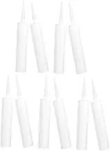 Veemoon 10Pcs Reusable Empty Caulk Tubes Sealant Tubes for DIY Projects Custom Colors Compatible with Sealants Durable and Leak Design for Tile Joints and Repairs