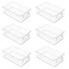 Stackable Fridge Organiser Set of 6, Kitchen Organiser Drawer Kitchen3364
