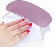 Gel Lamp, Nail Care Light, Portable Nail Lamps for Gel Polish, LED UV Lamp with 2 Timer Settings Nail Care Tools Accessories for Home Salon