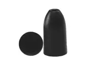 Matte Black Tungsten Worm Weights Bullet Sinkers Pick Size Terminal Tackle HFD