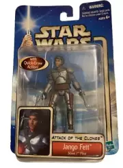 Star Wars Attack of the Clones Jango Fett Pilot Action Figure NEW Damaged Box