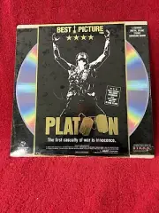 Platoon Laserdisc Best Picture 1986 SEALED - NEW Oliver Stone Charlie Sheen