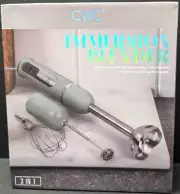 Cook With Color Immersion Handheld Blender with Egg Whisk and Milk Frother Sage