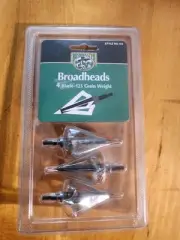Bushmaster Hunting Broadheads 3Pk 125 Grain, Fixed 4 Blade 1-3/16” Cut IV4 New