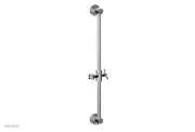 Phylrich AST3-559-015 24" Integrated Slide Bar with Built-In Outlet SATIN NICKEL