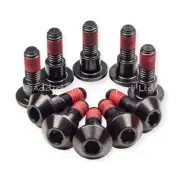 10x Yamaha YZF R6 13-14 Black Titanium Front Disc Rotor Bolts Threadlock YZF-R6