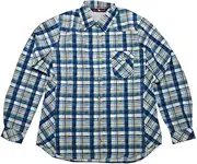 ムッシュ(musshu) 50505-W-L 50505-W-L Ultra Lightweight Compact Ladies Long Sleeve Check Shirt [Size] Women-L Color: O Navy