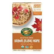 Nature's Path Organic Brown Sugar Maple Oatmeal, 11.3oz, Gluten Free