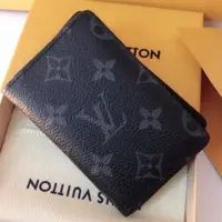 在飛比找蝦皮購物優惠-二手 LV LOUIS VUITTON 黑色 經典老花 名片