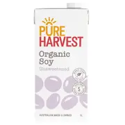 Organic Pure Harvest Soy Milk Unsweetened - Fresh, healthy organic delivery | Doorstep Organics