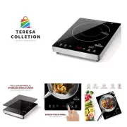 Portable Induction Cooktop, High End Full Glass Induction Burner with Sensor ...
