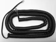 25 Foot Long Black Handset Curly Cord Cisco 9900 8900 8800 6900 Series IP Phone