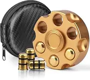 Cool Alloy Fidget Spinner Metal, Fidget Cube Chain Toys Small Sensory Gadget Finger Hand Spinner Low Noise Focus Toy for Anti Stree, Desk Spining Top Toy Best Gift Party Favors Prizes