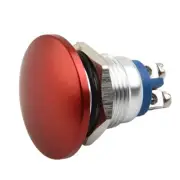 Momentary Push Button Switch Mushroom Cap NO ON Off Waterproof Pushbutton Switch