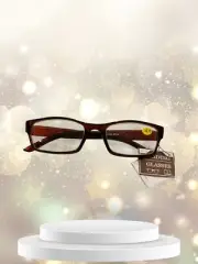 Men’s Brown Plastic Frame Reading Glasses +2.75 Strength