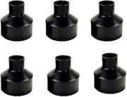 6pcs Pre-Embedded Housing Part ABS Antioxidant Built-in Fitting for Waterproof Outdoor Indoor Concrete Grassland to Fix The LED InGround Step Stair Pavement Pool Light (H86)