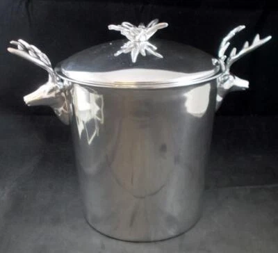 Mariposa Stag Handled Ice Bucket with Drain Disc