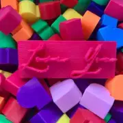 Love You Cookie Embosser Stamp MINI *FREE AUS POST*