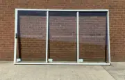 2100h x 3588w NEW Sliding Stacker Door Textura® WHITE SSF or FSS
