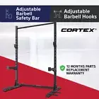 NEW CORTEX SR3 Squat Rack with Pull Up Bar, J-Hooks Safety Spot Bar Power Rack