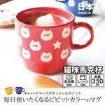 現貨 日本製 美濃燒 VIVID CAT 貓咪 馬克杯 復古 陶瓷杯 陶瓷馬克杯 咖啡杯 貓咪馬克杯 水杯 富士通販