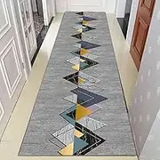 Extra Long Hallway Runner Rug Retro Hallway Rug Kitchen Hall Stairs Narrow Runner Rug with Non Slip Backing,0.8m x 3m