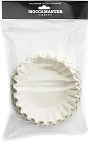 [Technivorm Moccamaster] Moccamaster White Paper Filters, 100 Count (Pack of 1)