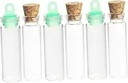 Yardenfun 40 Pack Small Glass Wish Bottles Mini Bottles Cork for Diy Decorations